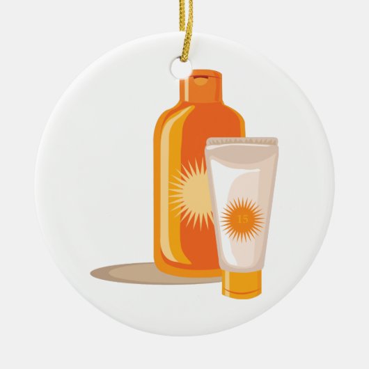 日焼けローション セラミックオーナメント (正面)