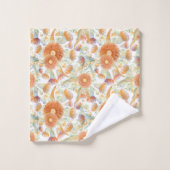 日焼けワトルとユーカリ開花 バスタオルセット (ウォッシュタオル)