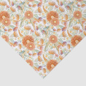 日焼けワトルとユーカリ開花 薄葉紙 (詳細)