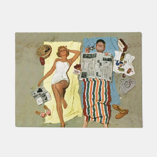 日焼け止めか。 ドアマット (正面)