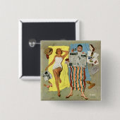 日焼け止めか。 缶バッジ (正面&裏面)