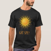 日焼け止めしていますか? Tシャツ (正面)