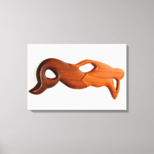 日焼け止め人魚 キャンバスプリント (正面)