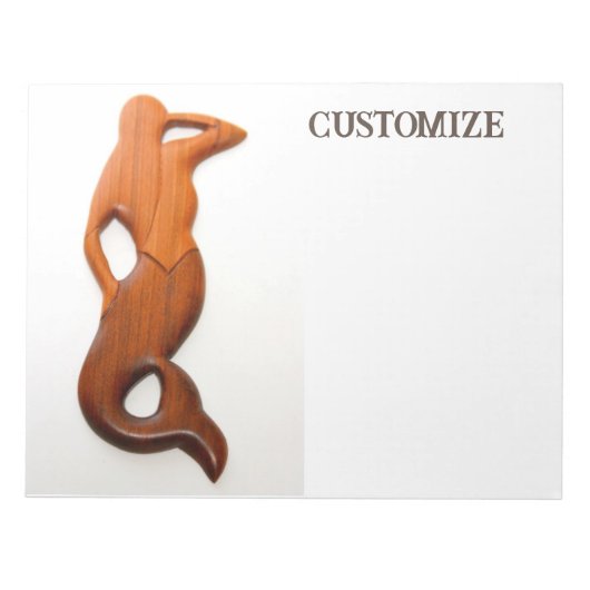 日焼け止め人魚 ノートパッド (正面)