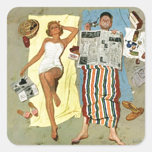 日焼け止め? スクエアシール (正面)