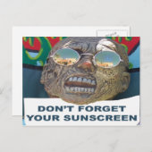 日焼け止忘れめはがき ポストカード (正面/裏面)