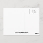 日焼け止忘れめはがき ポストカード (裏面)