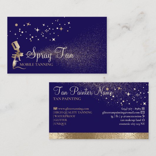 日焼け海軍 名刺 (正面/裏面)