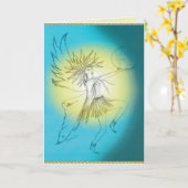 日焼け石/新しい始まり カード (黄色い花)