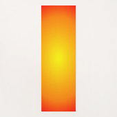 日焼け赤金ゴールド黄明るい色オレンジバック ヨガマット (正面)