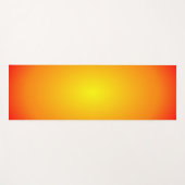 日焼け赤金ゴールド黄明るい色オレンジバック ヨガマット (正面(横))