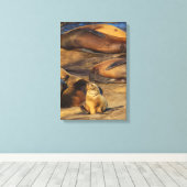 日焼け！ キャンバスプリント (インサイチュ (ウッドフロア))