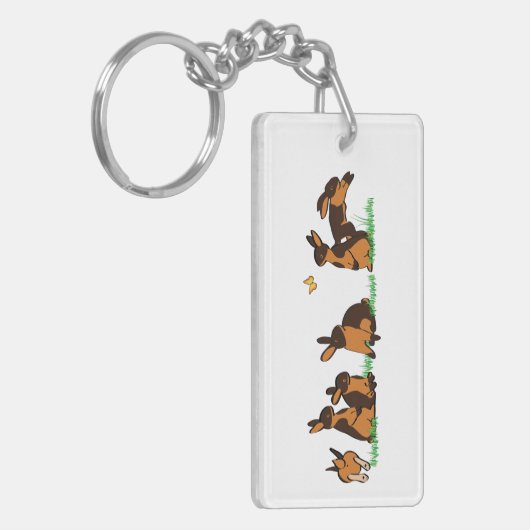 日焼け キーホルダー (正面左)