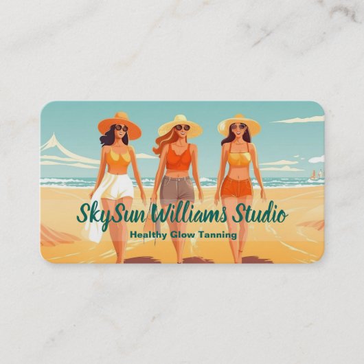 日焼け 名刺 (正面)