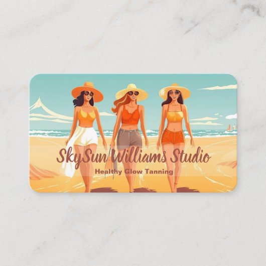 日焼け 名刺 (正面)