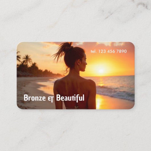 日焼け 名刺 (正面)