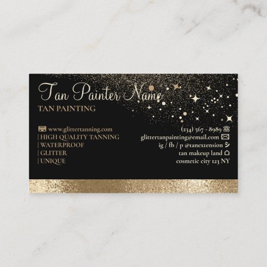 日焼け 名刺 (裏面)