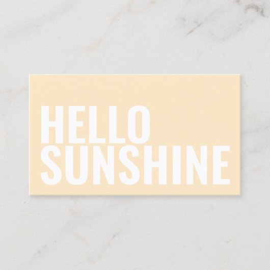 日焼け&美しいサロンパステルミニマリスト 名刺 (正面)