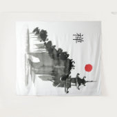 日照の禅宗のモナストリー タペストリー (正面(横))