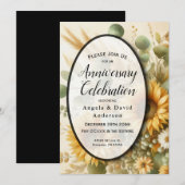 日照りの夏のひまわりブーム 招待状 (正面/裏面)