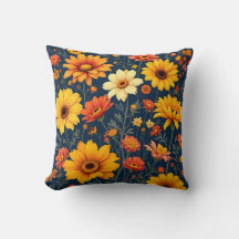 日照り夏の花模様モダン。屋外