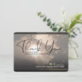 日照り木の自然悔やみや弔慰サンキューカード 招待状 (スタンド正面)