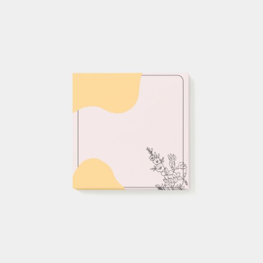 日照り落書きフローラ ポストイット (正面)