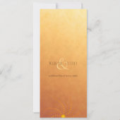 日照グラデーション網曼荼羅の夕焼け 招待状 (裏面)