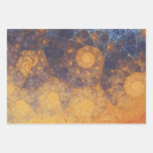 日照ジオメトリ ラッピングペーパーシート (正面3)