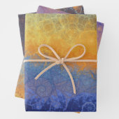 日照ジオメトリ ラッピングペーパーシート (インサイチュ)