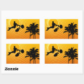 日照周期 長方形シール (シート)