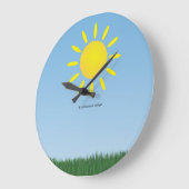 日照大時計 ラージ壁時計 (傾斜)