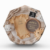 日照妊娠の発表の少し線 フォトブロック (正面)