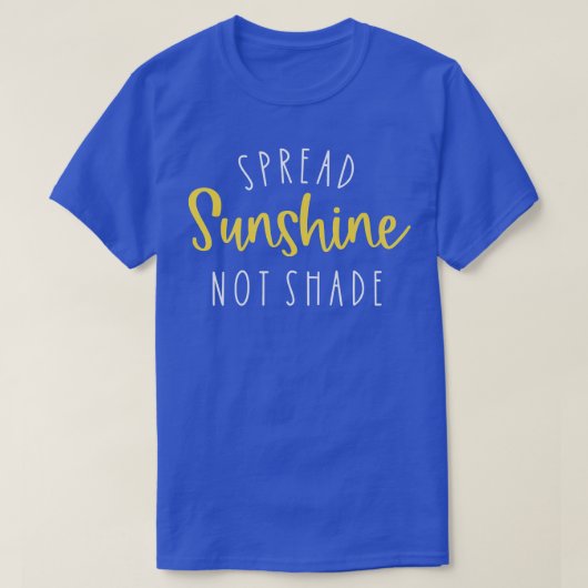 日照日除け日照日以外を広げる Tシャツ (デザイン正面)