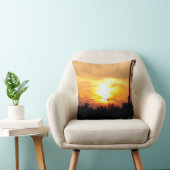 日熱狂する入り自然撮影 クッション (椅子)