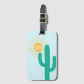 日生き延び照と悪意に満ちた ラゲッジタグ (正面縦)