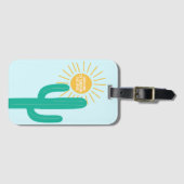 日生き延び照と悪意に満ちた ラゲッジタグ (正面横)