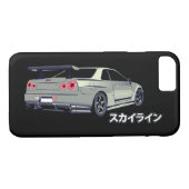 日産のGTR r34 phonecase Case-Mate iPhoneケース (裏面(横))