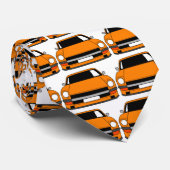 日産オレンジ240zのTシャツ ネクタイ (ロール)