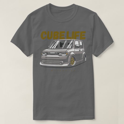 日産キューブ Tシャツ (デザイン正面)