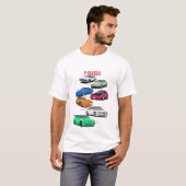 日産シルビアSシャーシファミリー Tシャツ (正面フル)