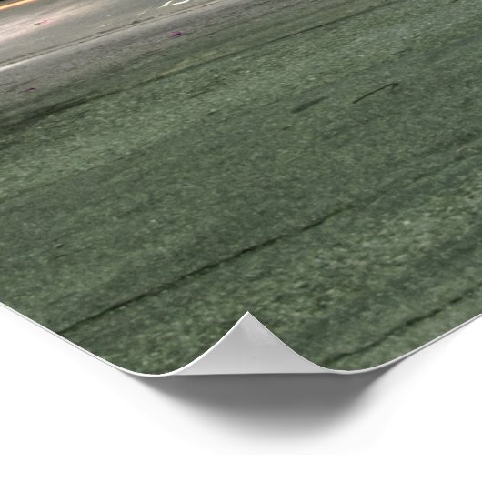 日産スカイラインGT-R R34ダウンタウンロサンゼルス ポスター (角)