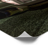 日産スカイラインGT-R R34ダウンタウンロサンゼルス ポスター (角)