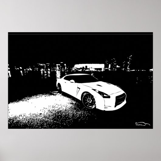 日産スカイラインGTRシティショット ポスター (正面)