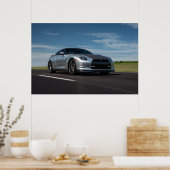 日産スカイラインR35 GT-R ポスター (キッチン)