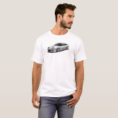 日産240sx手描きアートワーク tシャツ (正面フル)
