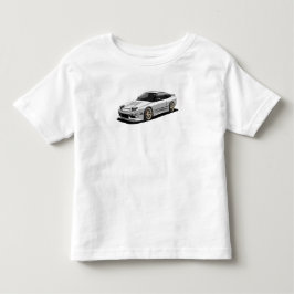 日産240sx手描きアート トドラーTシャツ