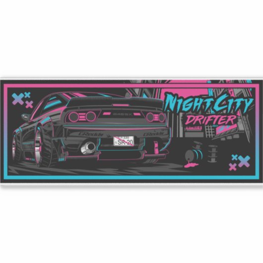 日産240sx s13 シール (正面)