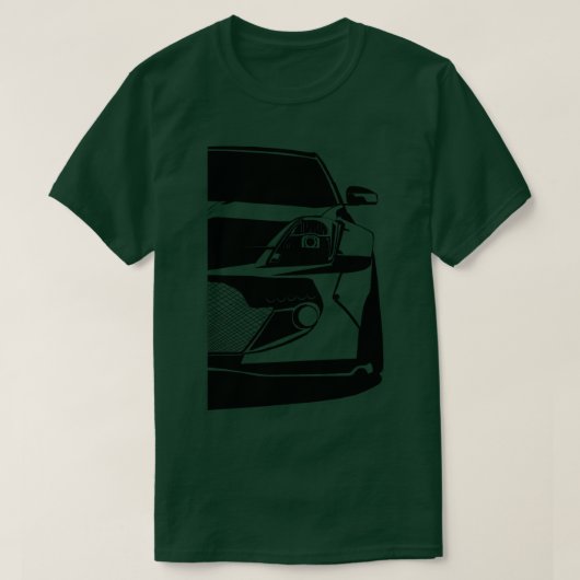 日産350Z Z33ロケットバニーフロントビュー Tシャツ (デザイン正面)
