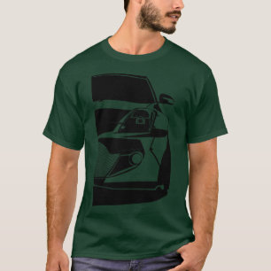 日産350Z Z33ロケットバニーフロントビュー Tシャツ